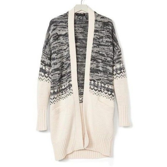 Banana Republic Sweaters - HP!!! NWOT Banana Republic Fair Isle Open Cardi